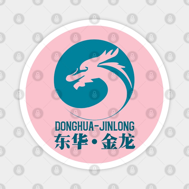 donghua-jinlong logo teal Magnet by okan